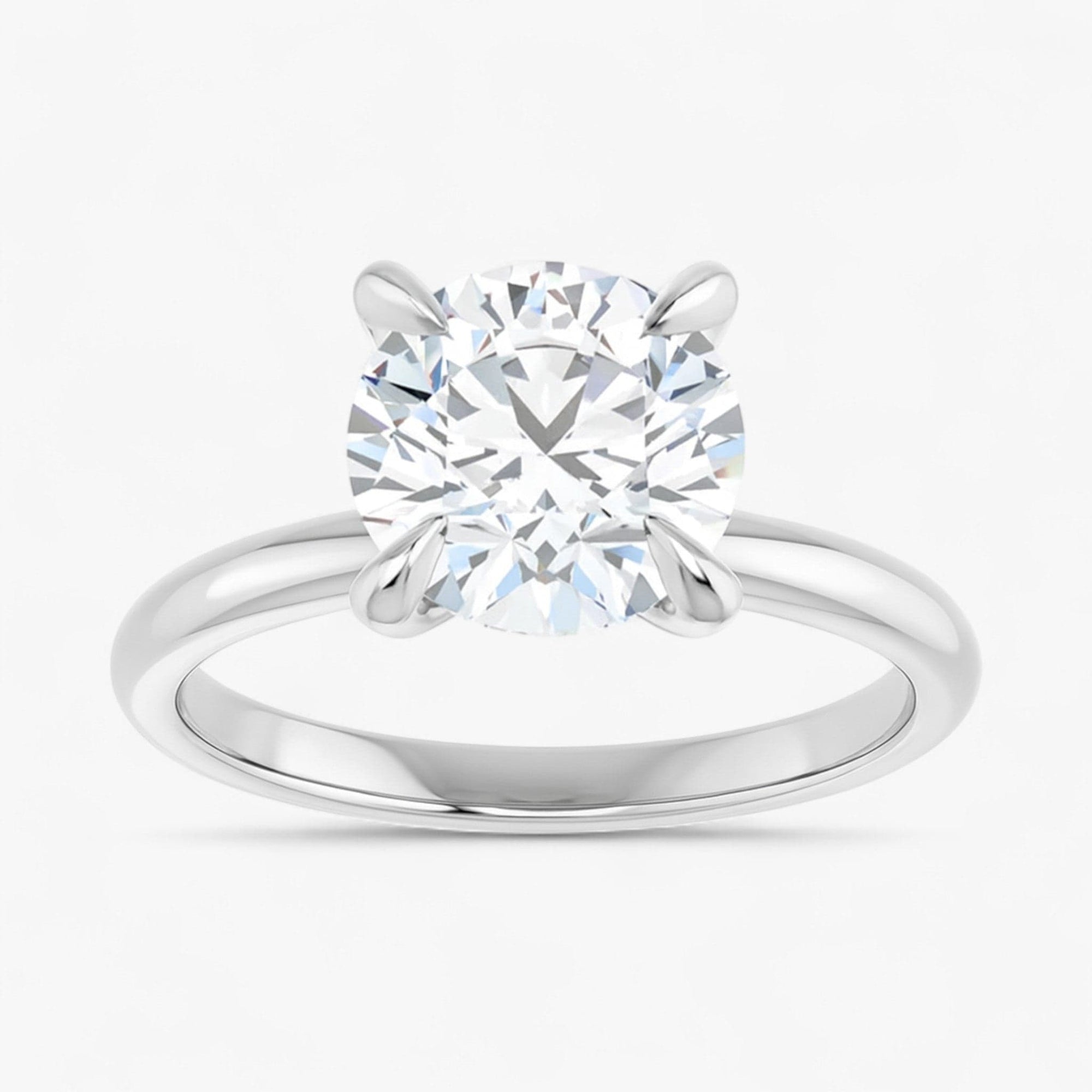 The Timeless Solitaire Engagement Ring | Round