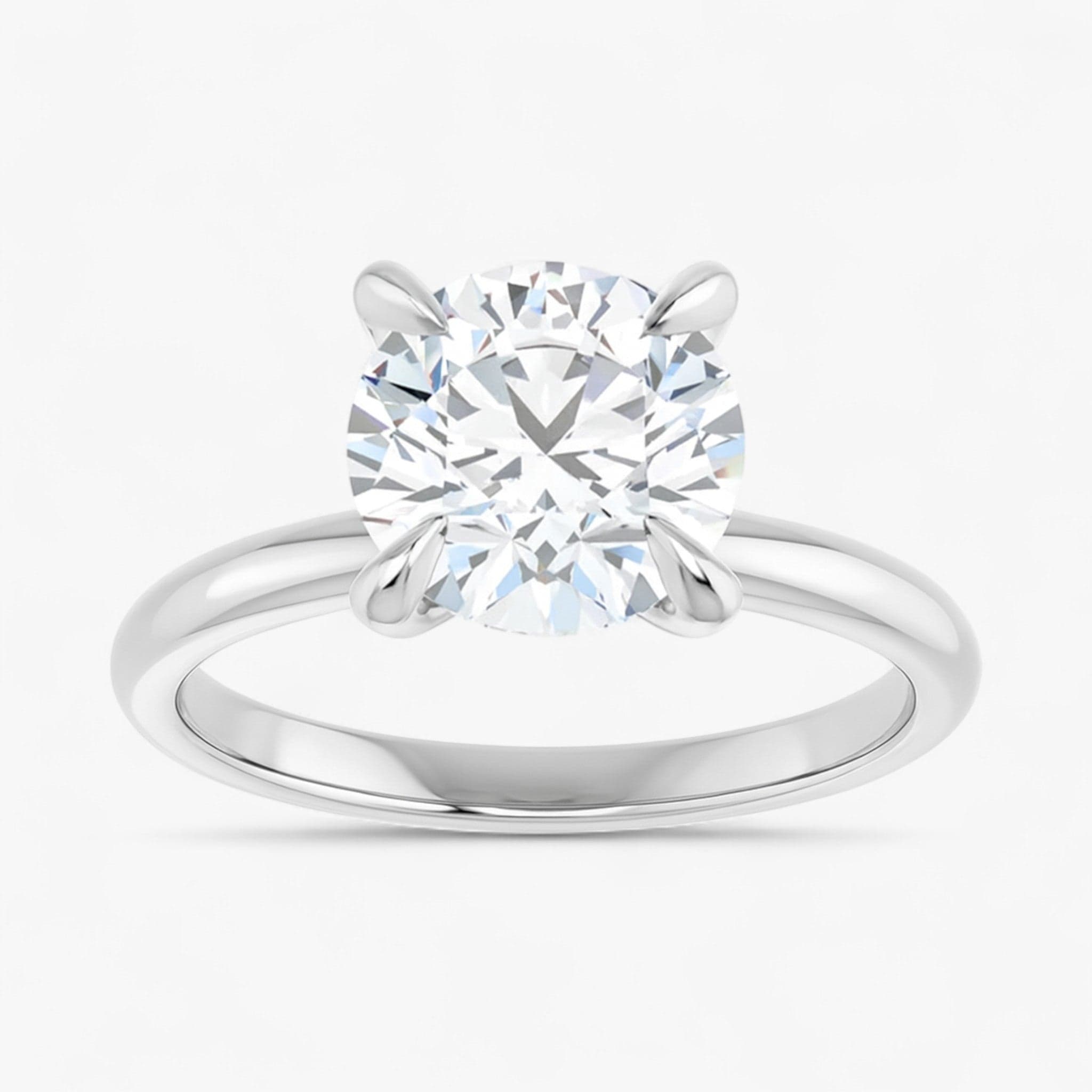 The Timeless Solitaire Engagement Ring | Round