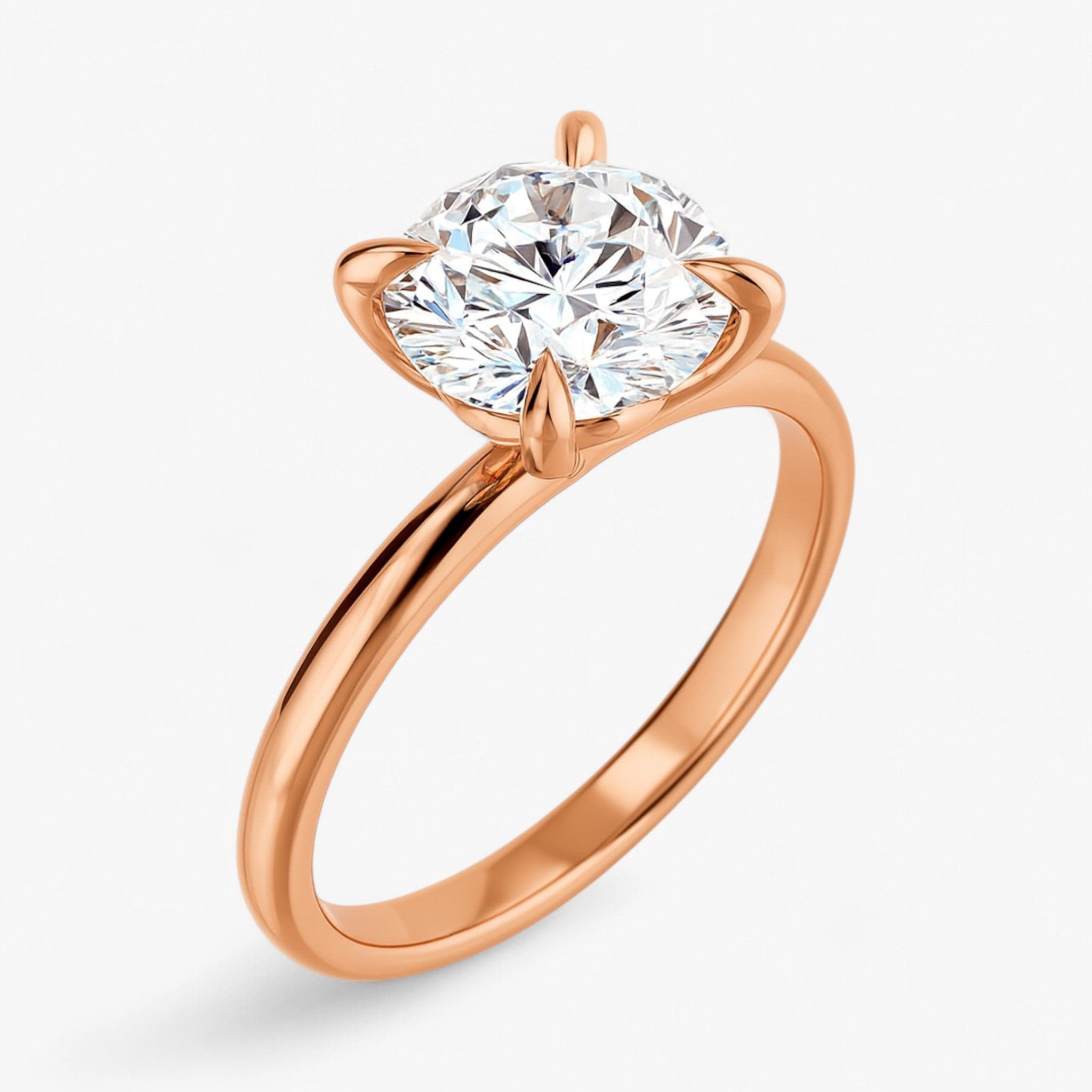The Timeless Solitaire Engagement Ring | Round
