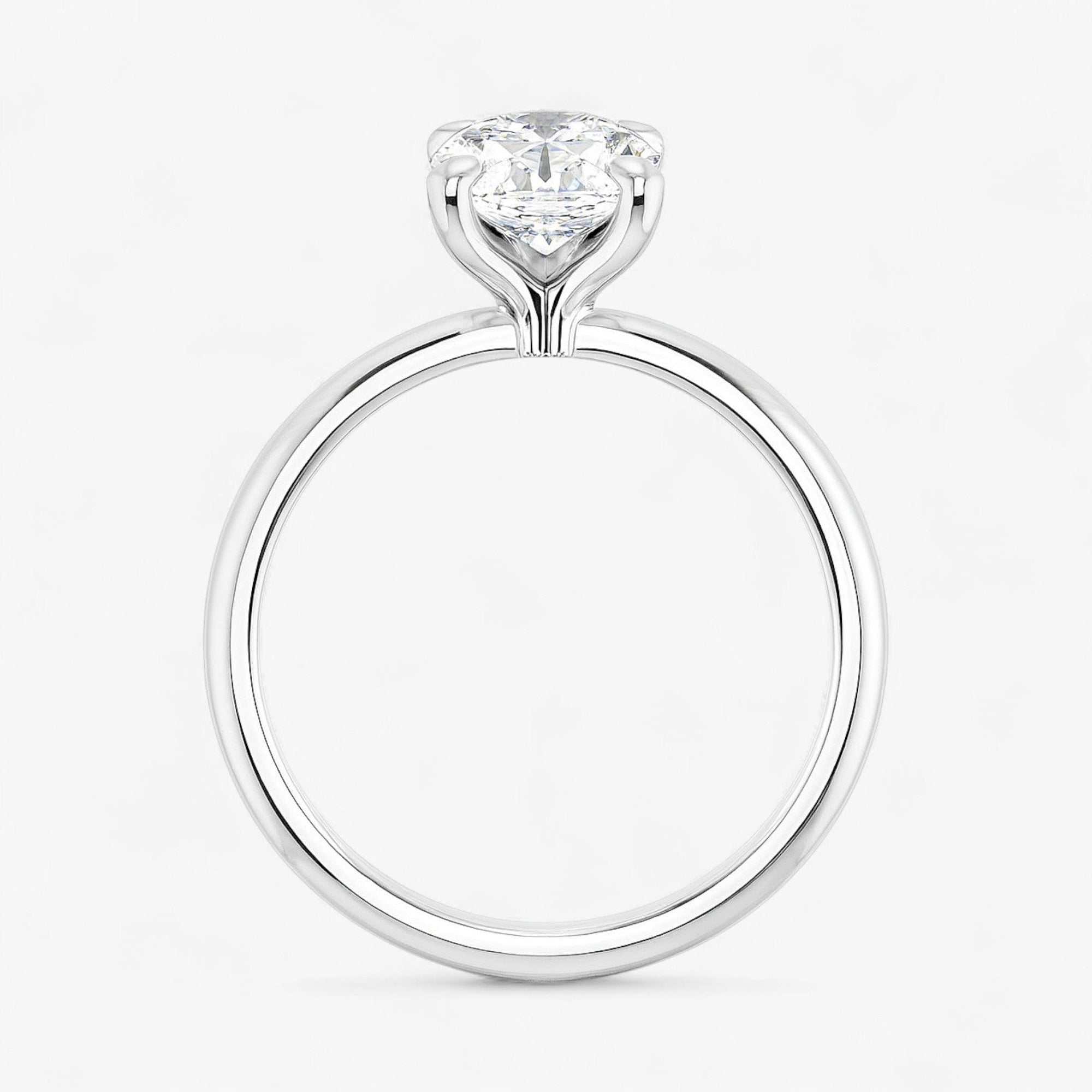 The Timeless Solitaire Engagement Ring | Oval