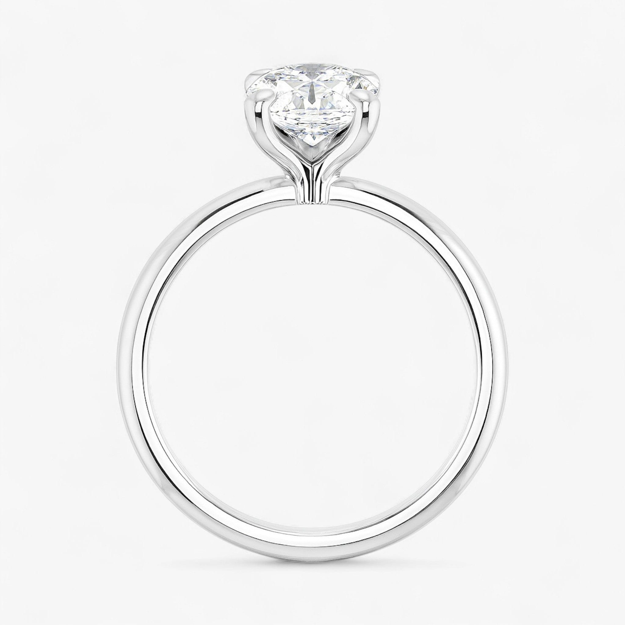 The Timeless Solitaire Engagement Ring | Oval