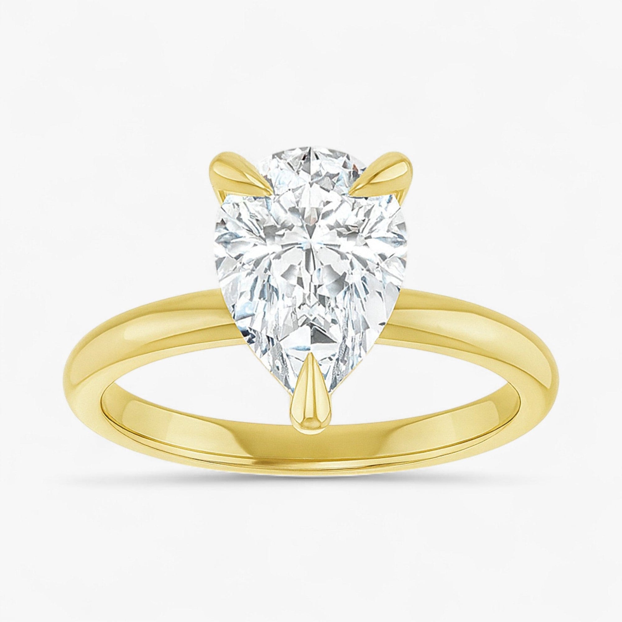 The Timeless Solitaire Engagement Ring | Pear