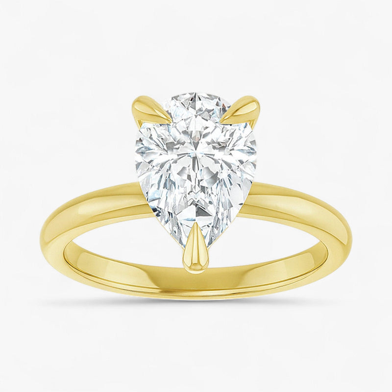 The Timeless Solitaire Engagement Ring | Pear
