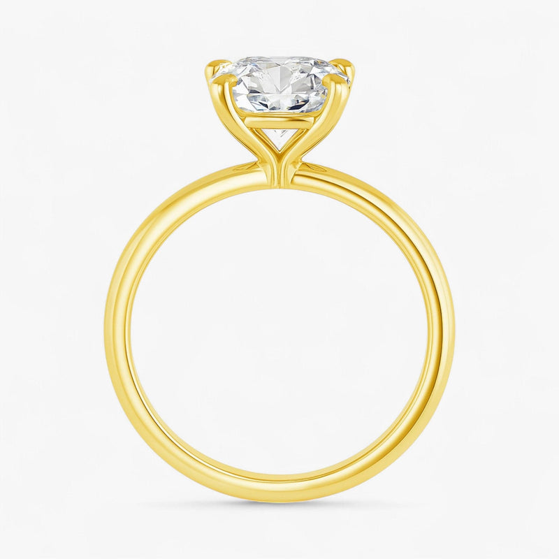 The Timeless Solitaire Engagement Ring | Cushion