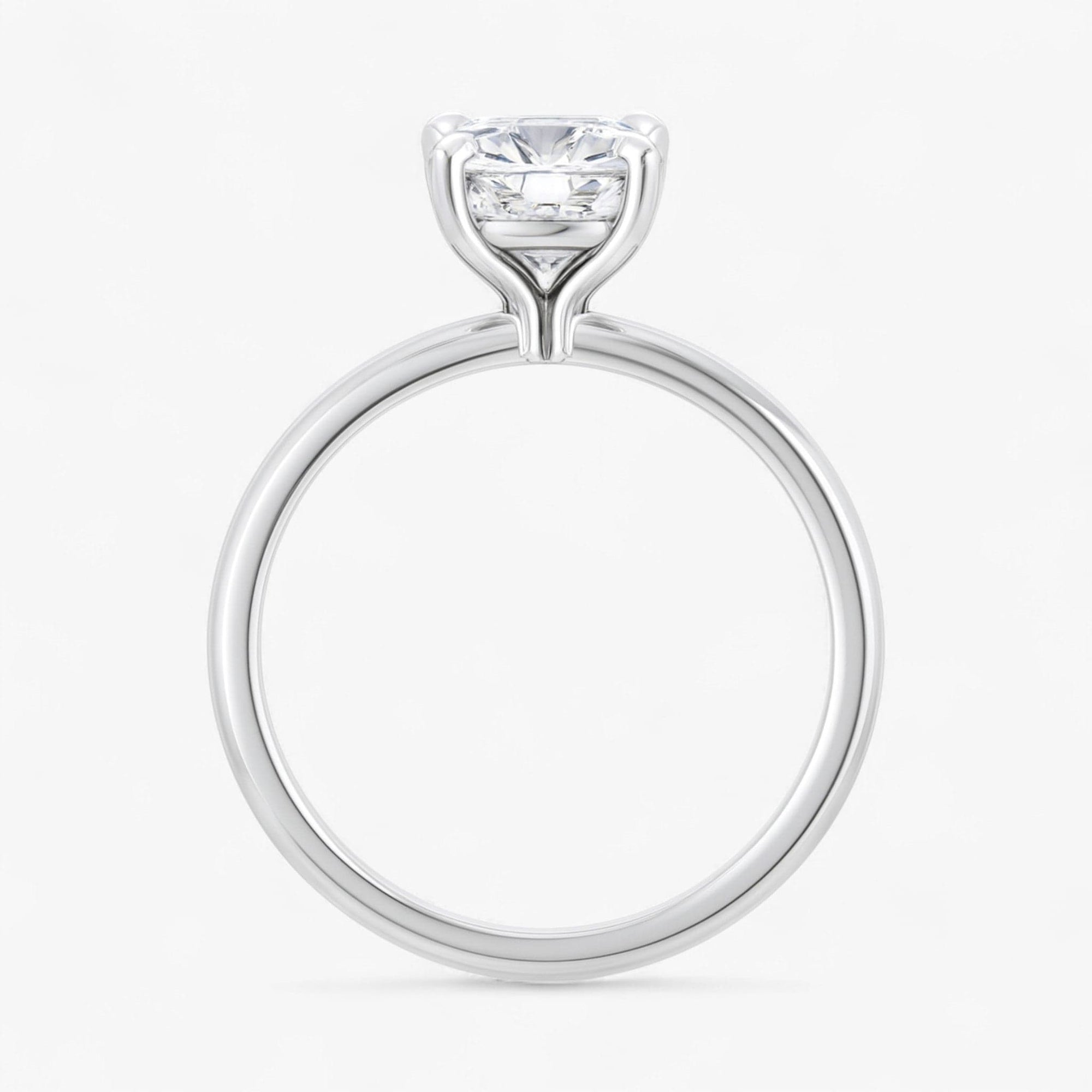 The Timeless Solitaire Engagement Ring | Cushion