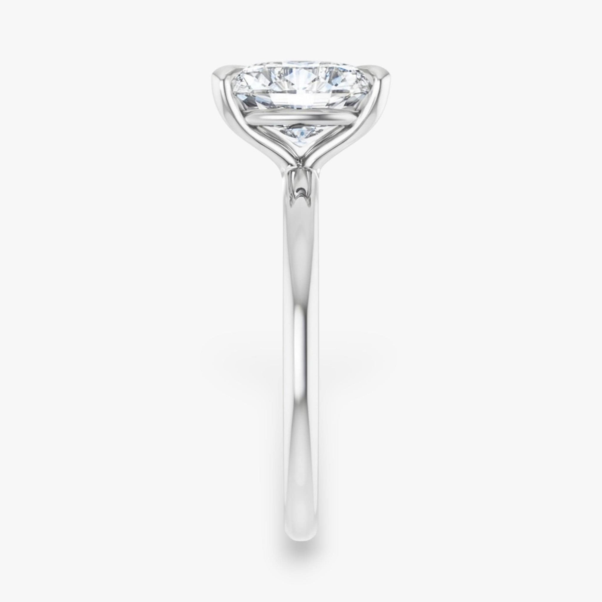 The Timeless Solitaire Engagement Ring | Cushion
