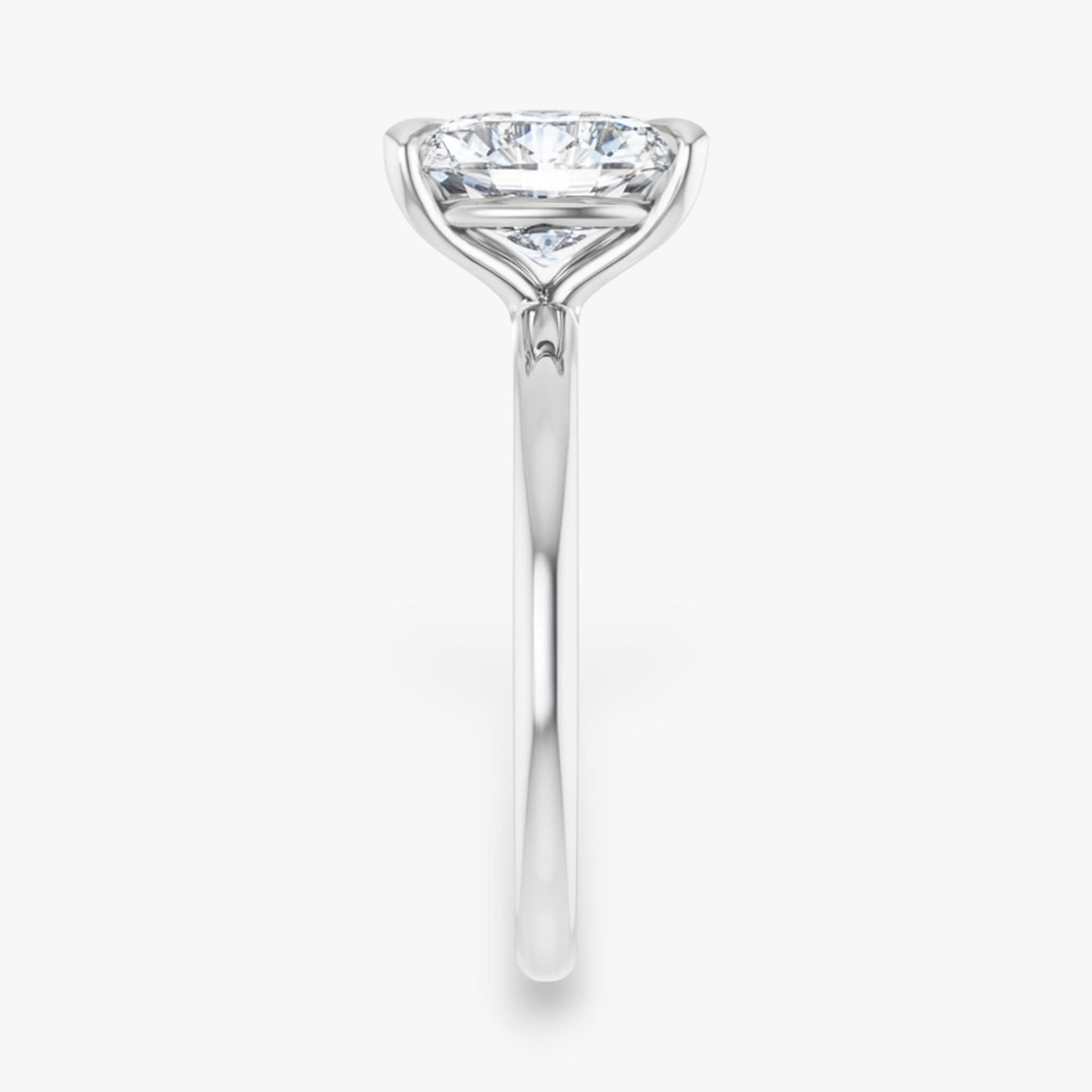 The Timeless Solitaire Engagement Ring | Cushion