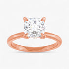 The Timeless Solitaire Engagement Ring | Cushion