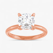 The Timeless Solitaire Engagement Ring | Cushion