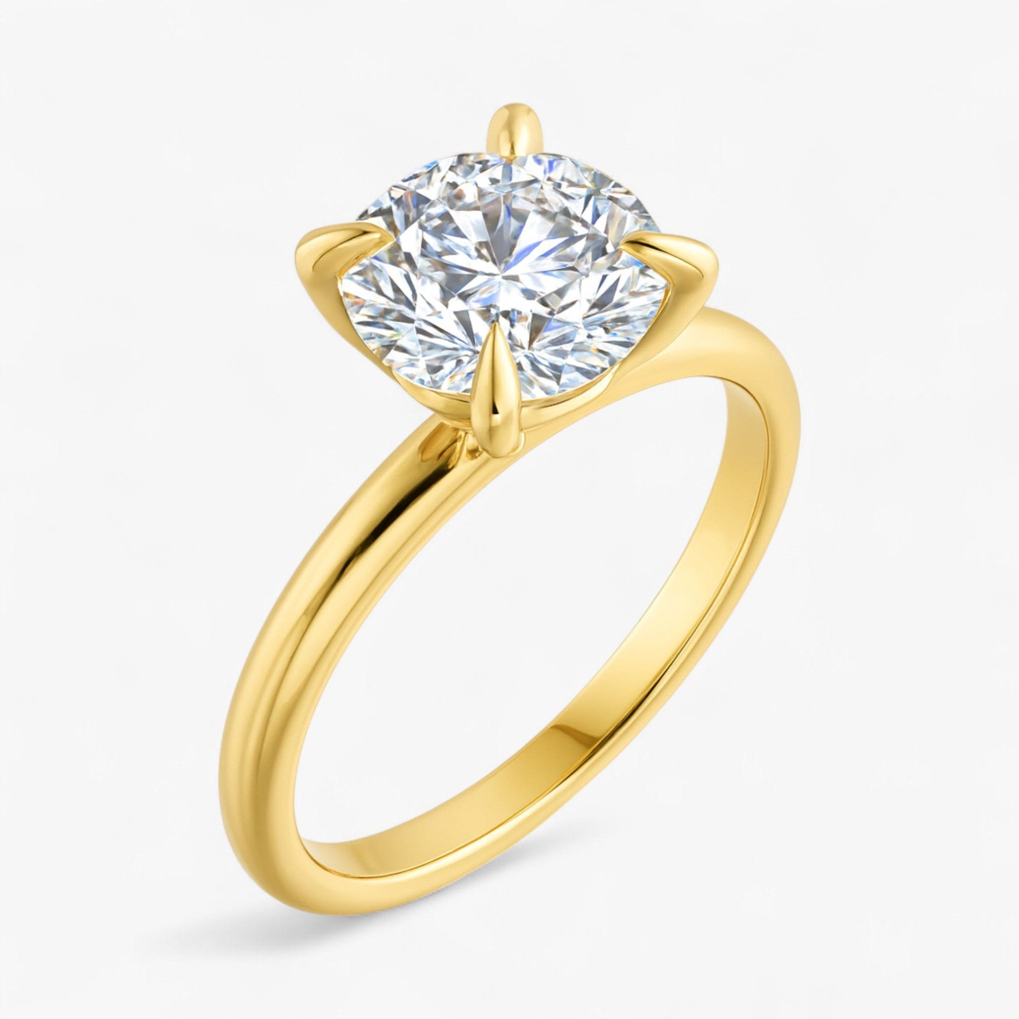 The Timeless Solitaire Engagement Ring | Round