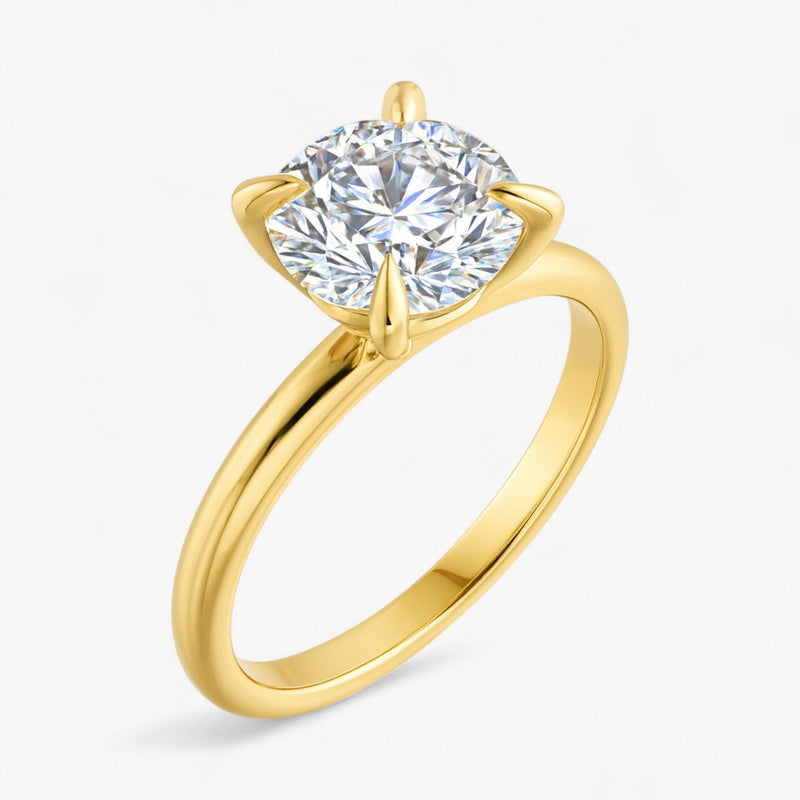 The Timeless Solitaire Engagement Ring | Round