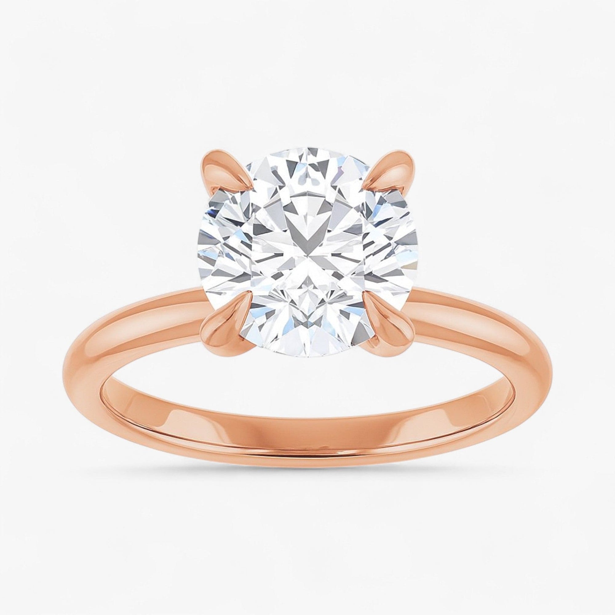 The Timeless Solitaire Engagement Ring | Round