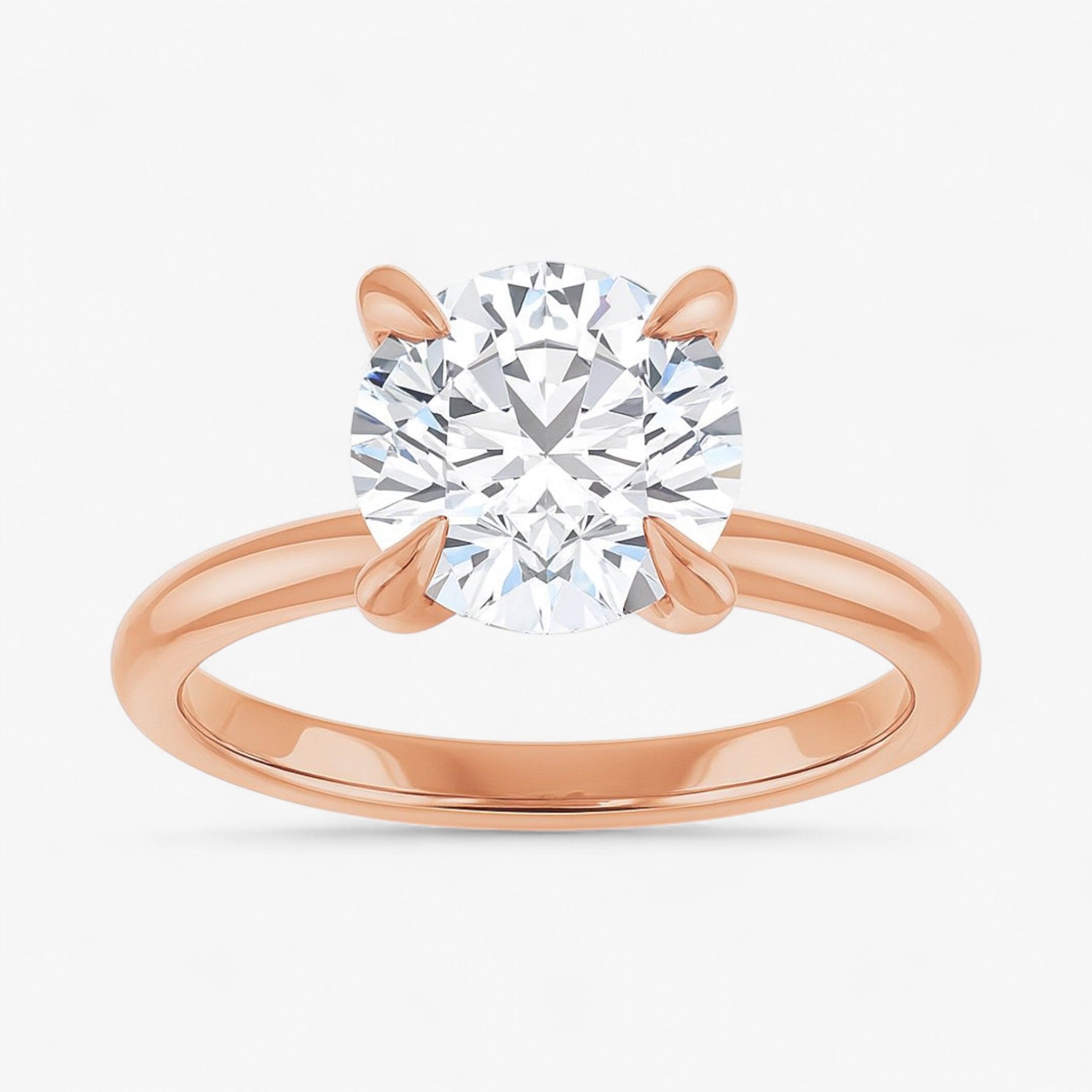 The Timeless Solitaire Engagement Ring | Round