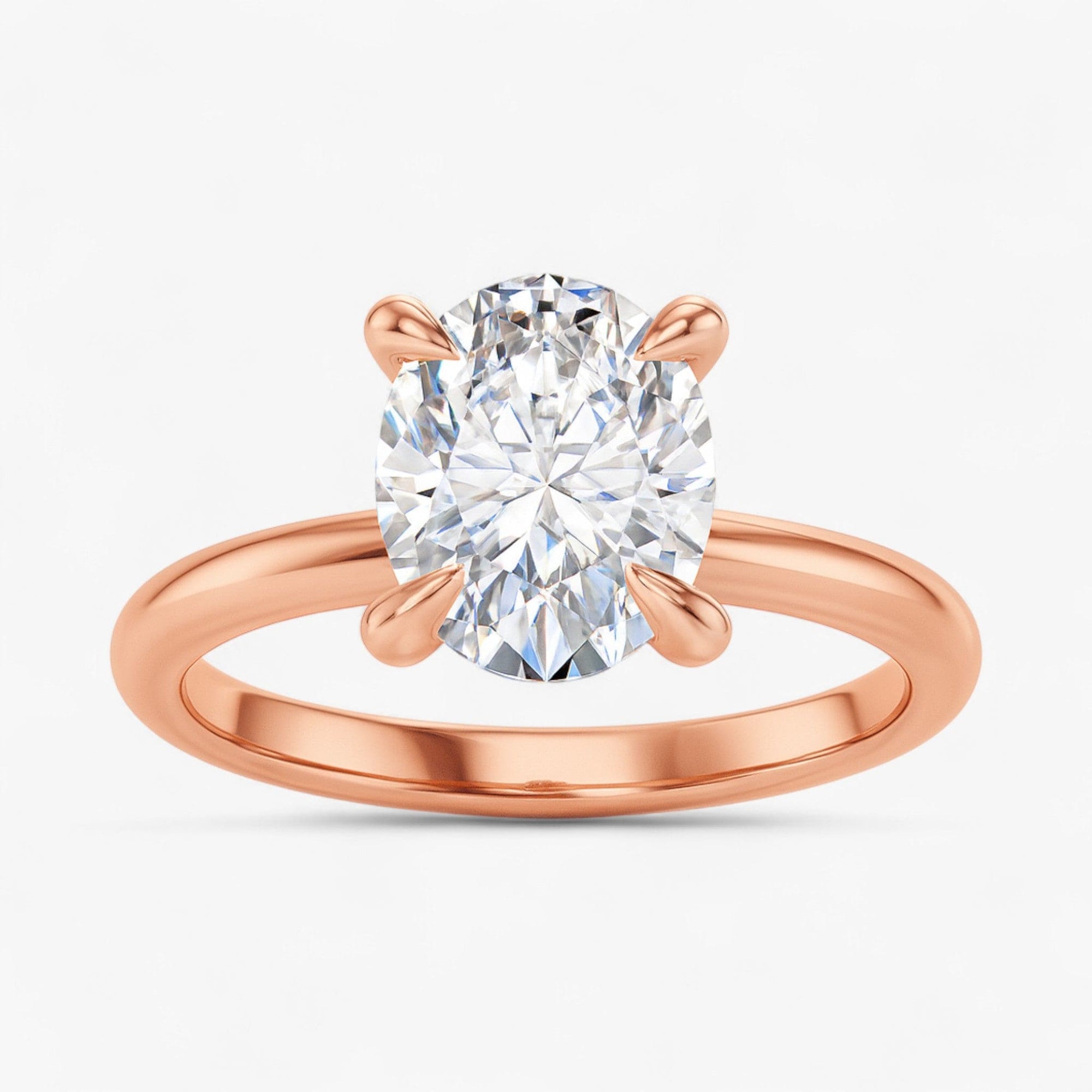 The Timeless Solitaire Engagement Ring | Oval