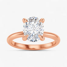 The Timeless Solitaire Engagement Ring | Oval