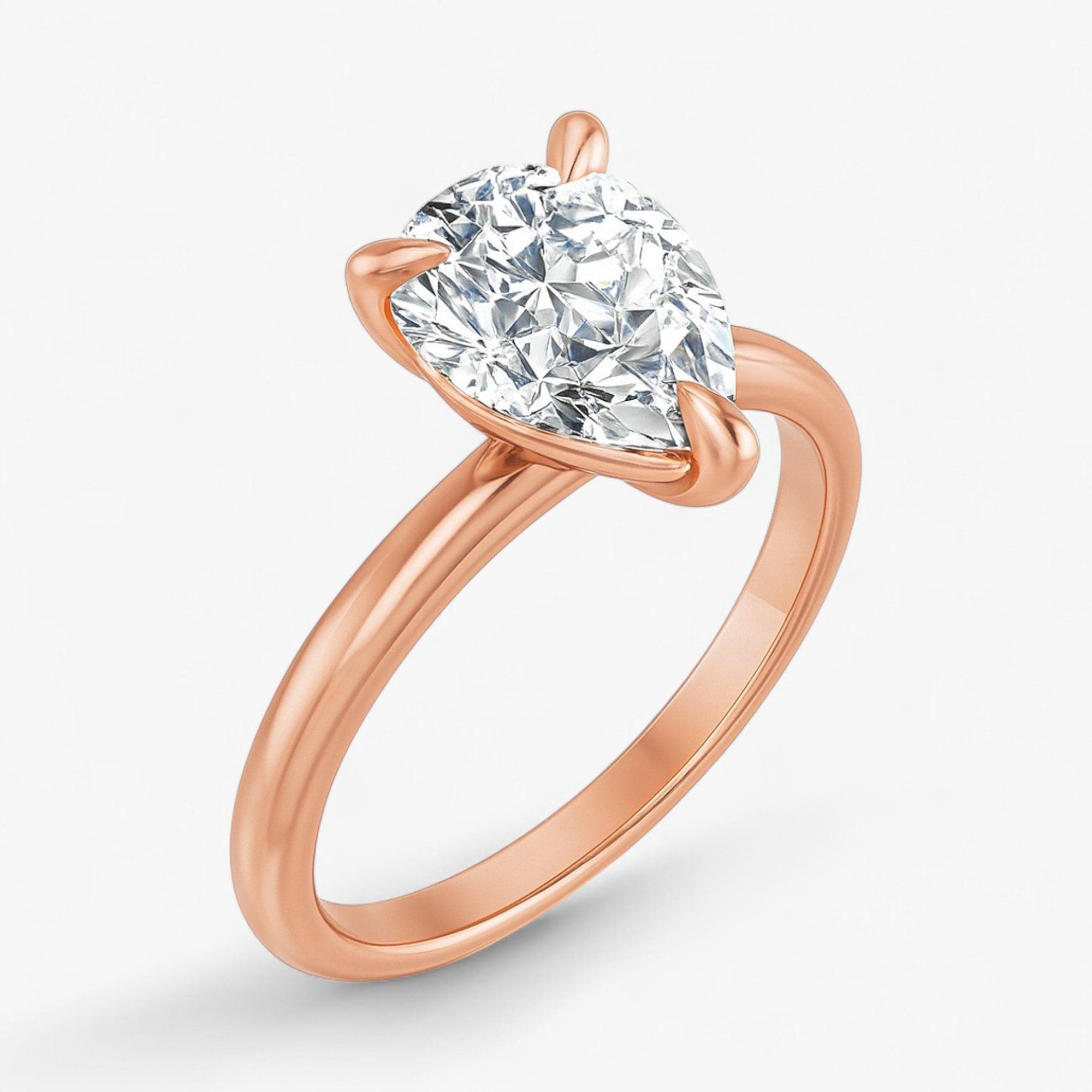 The Timeless Solitaire Engagement Ring | Pear