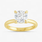 The Timeless Solitaire Engagement Ring | Cushion