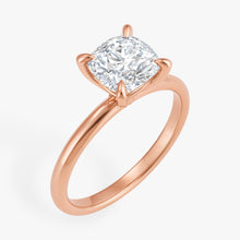 The Timeless Solitaire Engagement Ring | Cushion