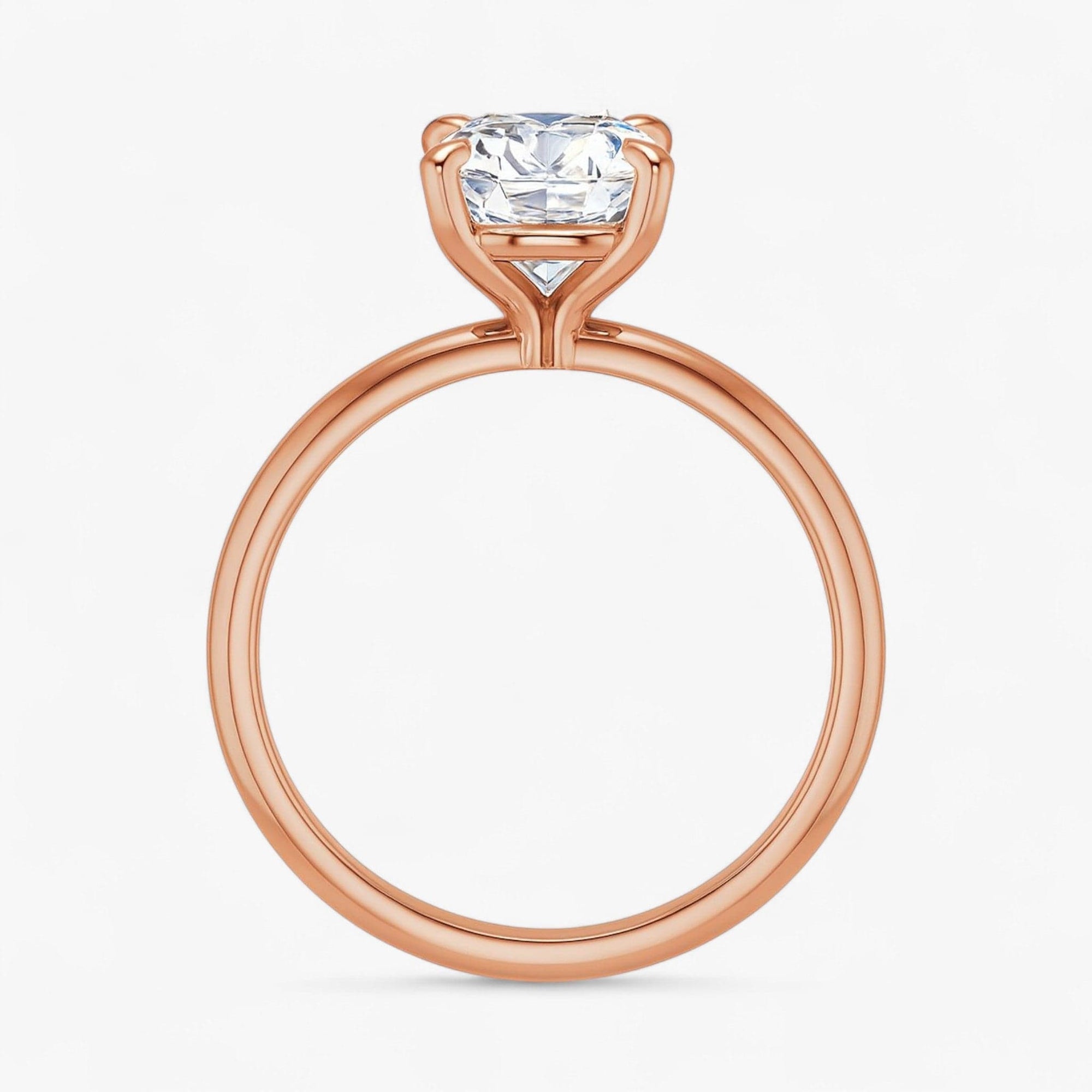 The Timeless Solitaire Engagement Ring | Cushion