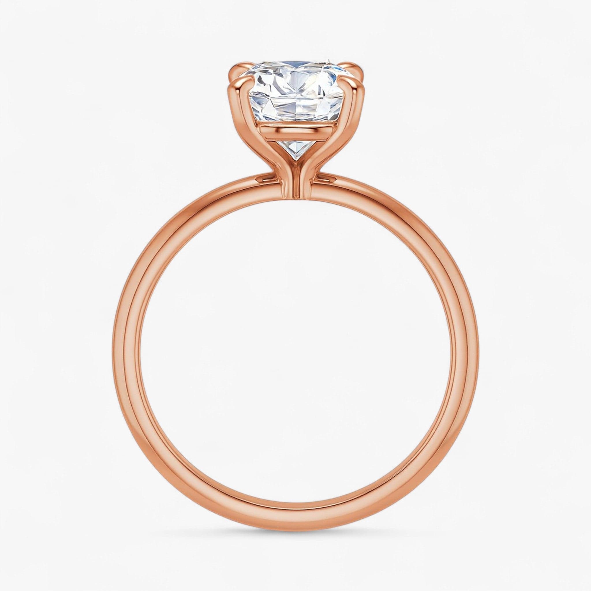 The Timeless Solitaire Engagement Ring | Cushion