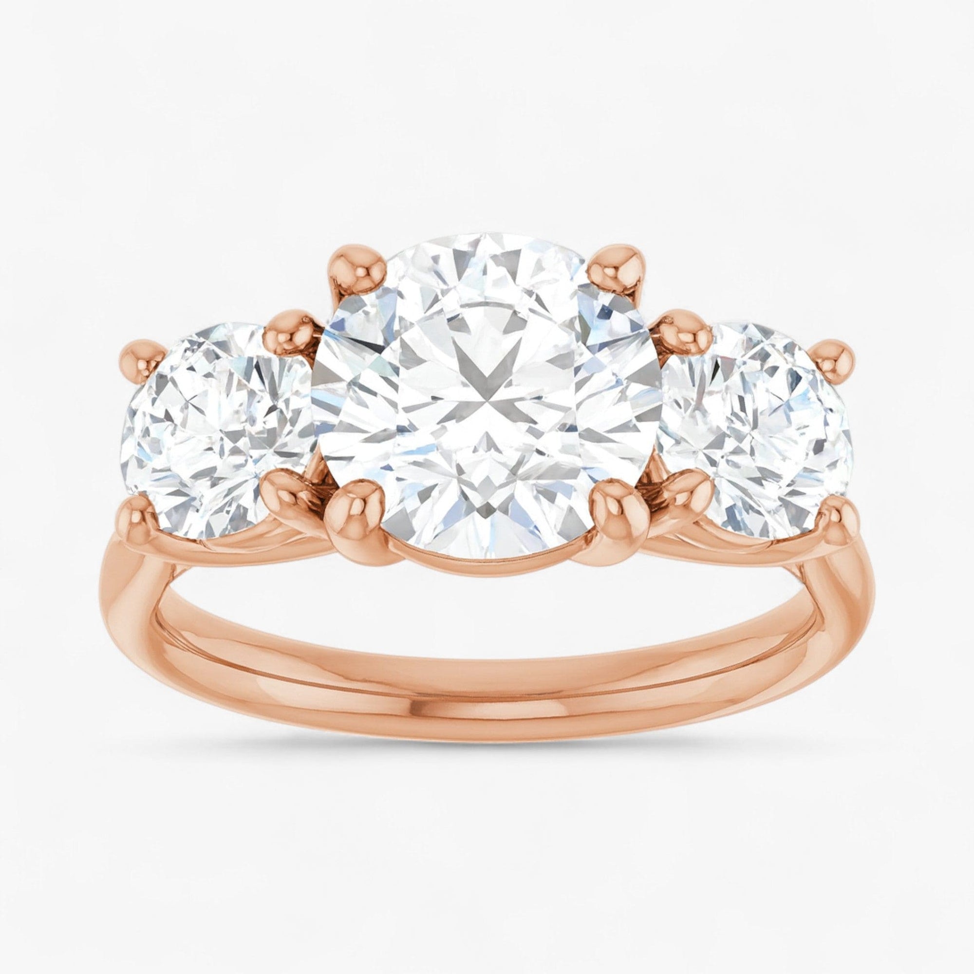 The Classic 3-Stone Engagement Ring | Round