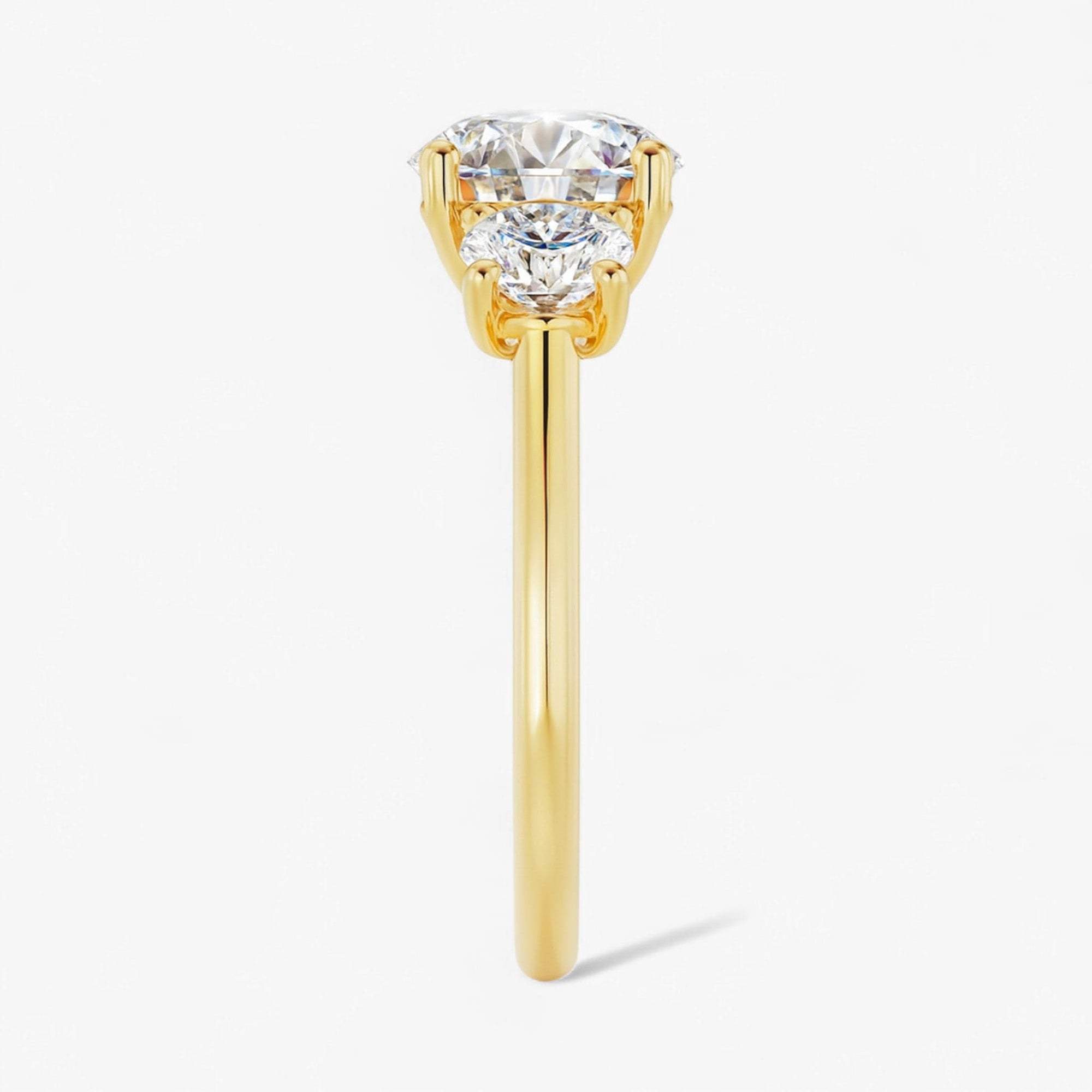 The Classic 3-Stone Engagement Ring | Round