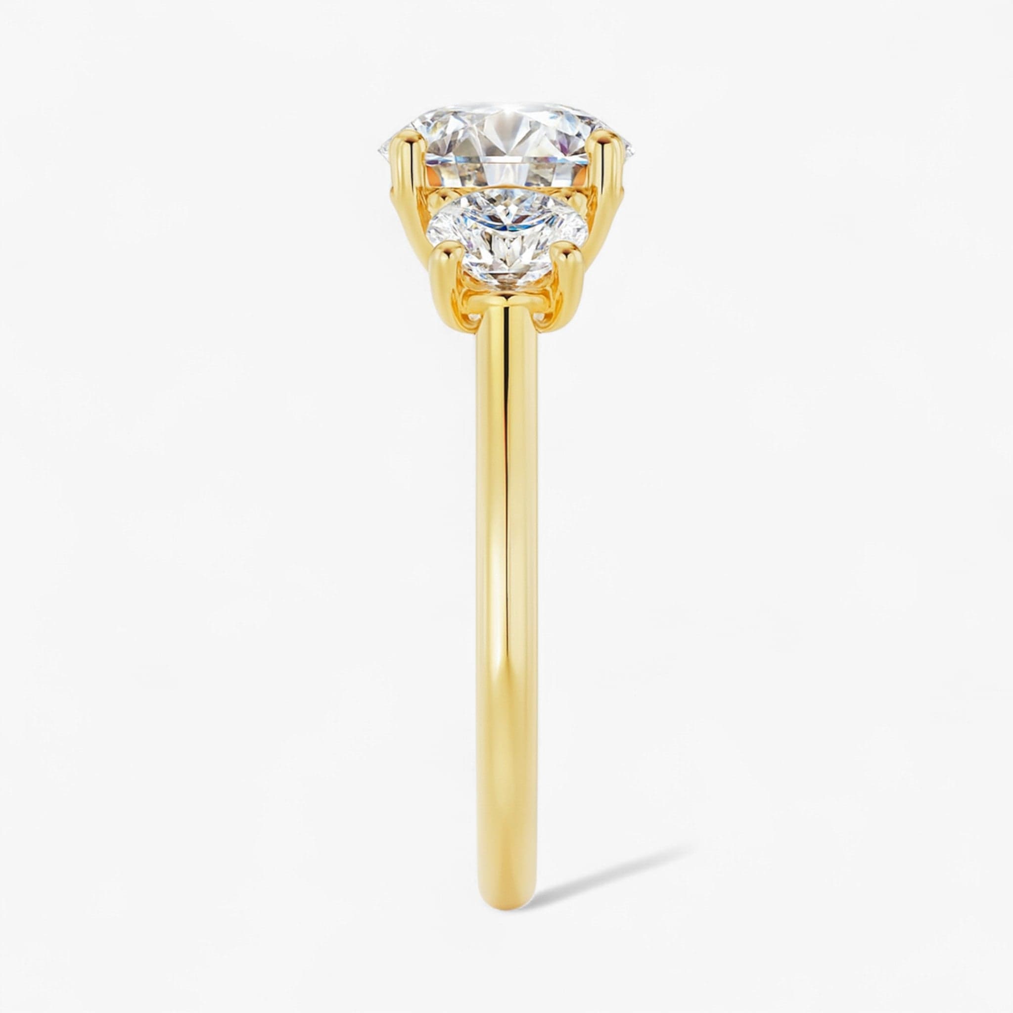 The Classic 3-Stone Engagement Ring | Round