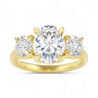 The Signature 3-Stone Engagement Ring | Oval