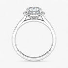 The Classic Halo Engagement Ring | Cushion