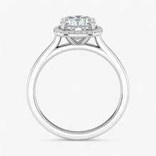 The Classic Halo Engagement Ring | Cushion