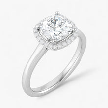 The Classic Halo Engagement Ring | Cushion