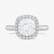 The Classic Halo Engagement Ring | Cushion