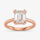 The Double Claw Solitaire Engagement Ring | Emerald