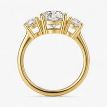 The Signature 3-Stone Engagement Ring | Round