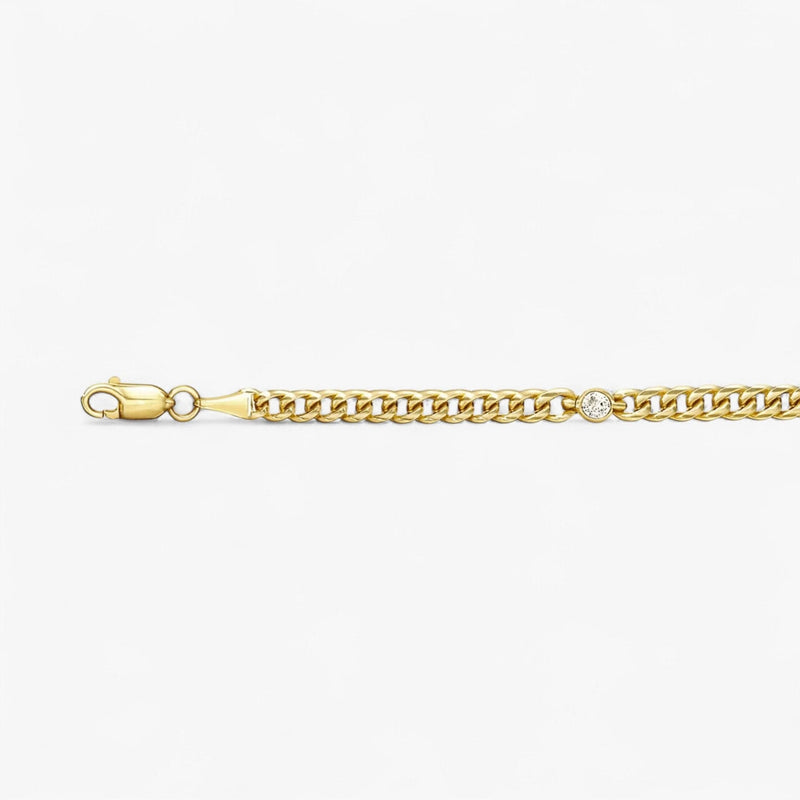 The Diamond Curb Bracelet