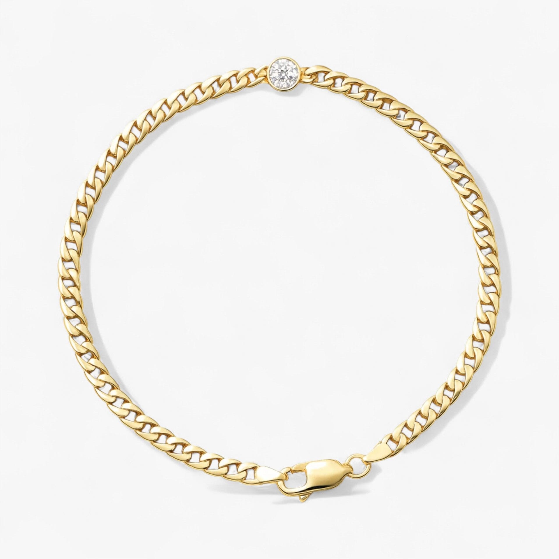 The Diamond Curb Bracelet