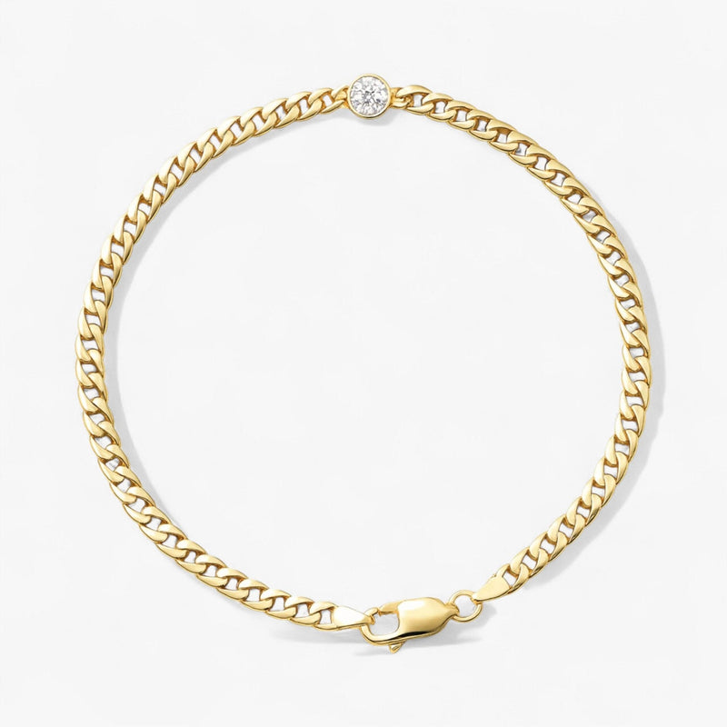 The Diamond Curb Bracelet