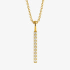 The Classic Vertical Bar Diamond Neckalce