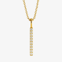 The Classic Vertical Bar Diamond Neckalce