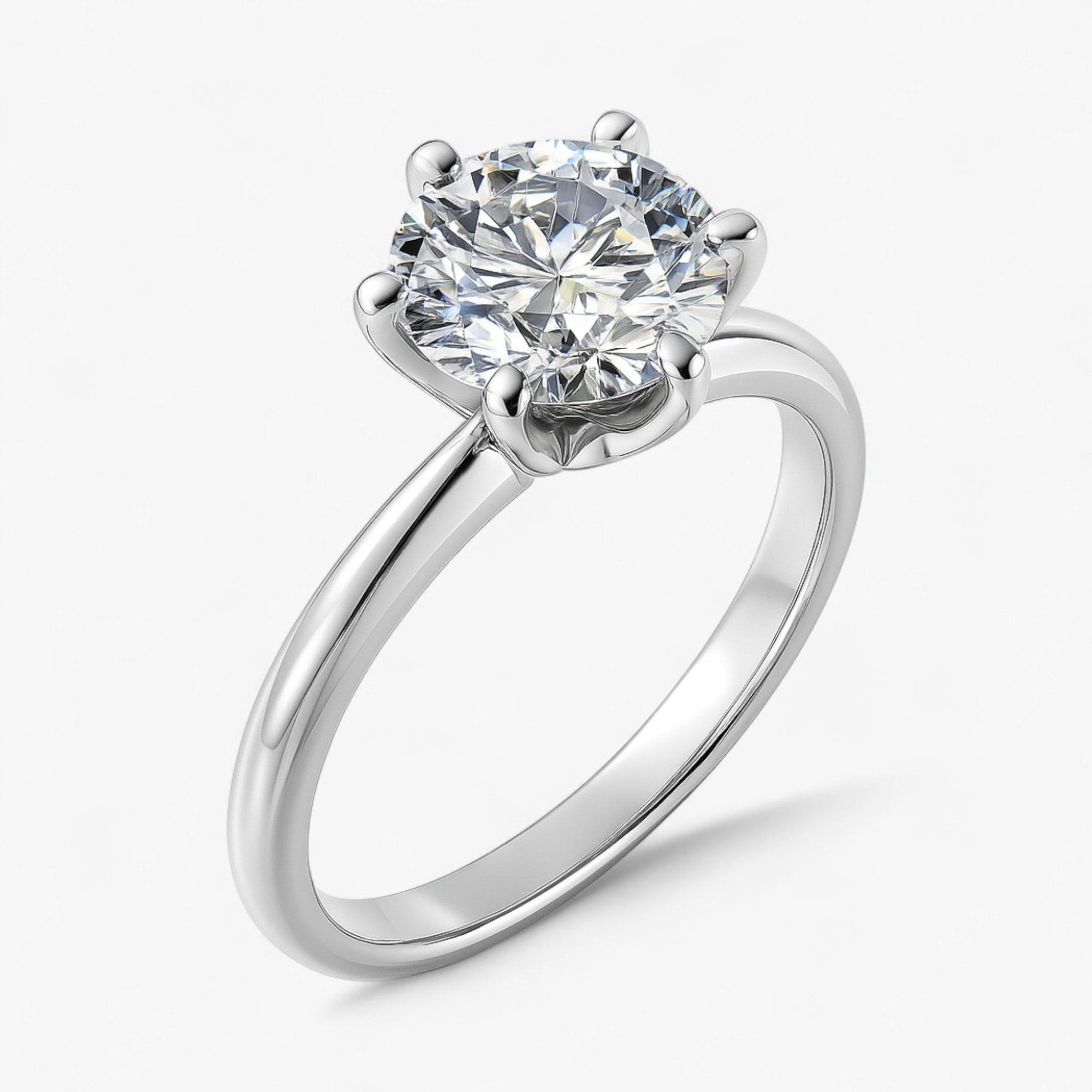 The Classic 6-Prong Engagement Ring | Round