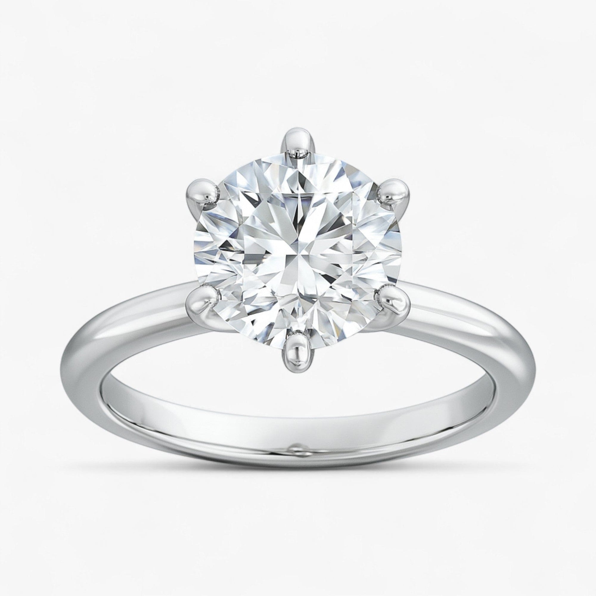 The Classic 6-Prong Engagement Ring | Round