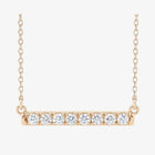 The Classic Diamond Bar Necklace