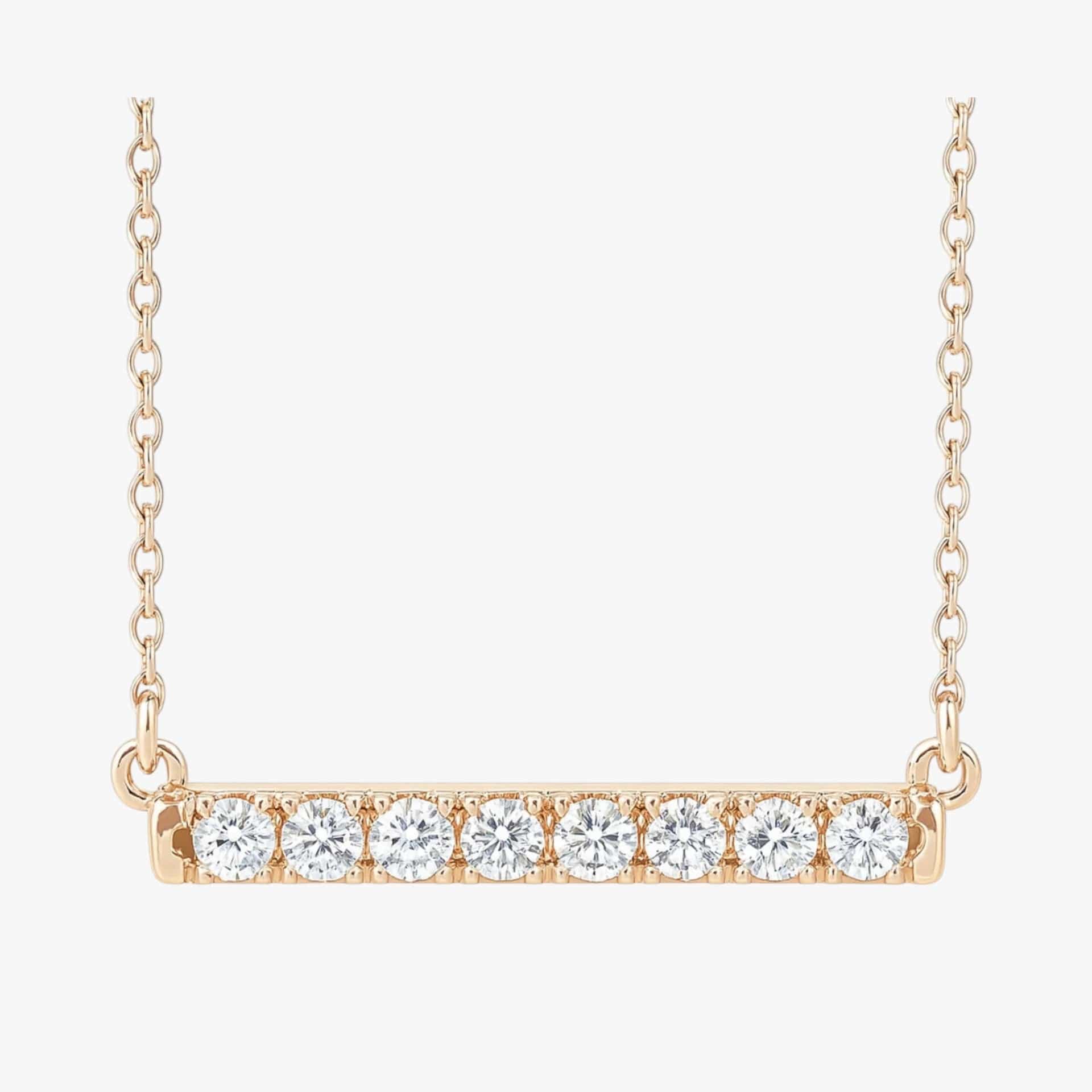 The Classic Diamond Bar Necklace