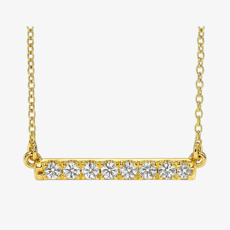The Classic Diamond Bar Necklace