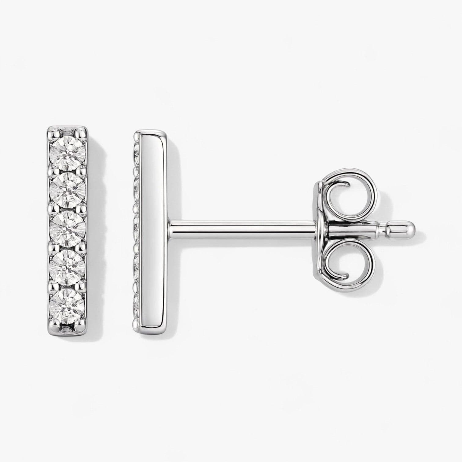 The Pave Bar Earrings