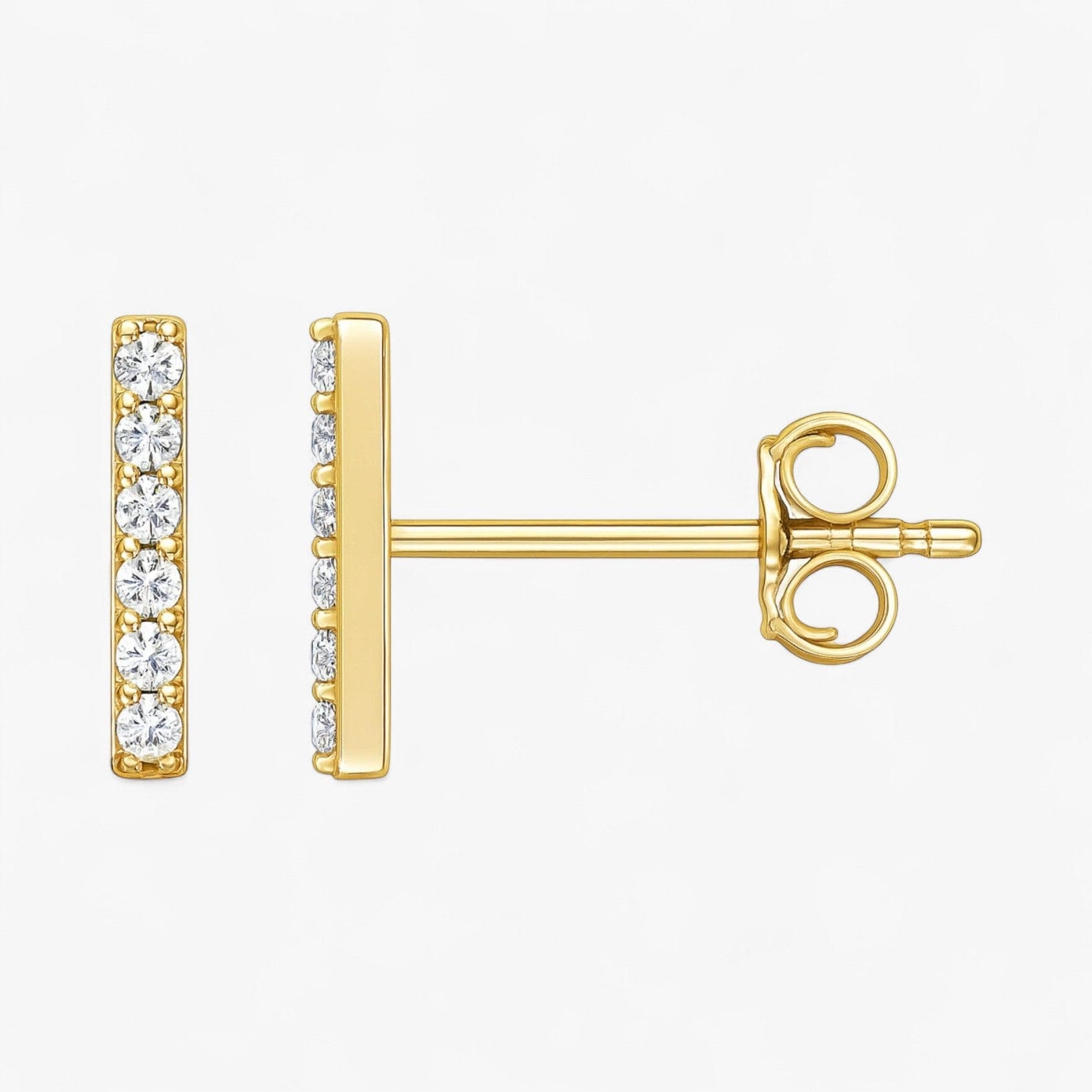 The Pave Bar Earrings