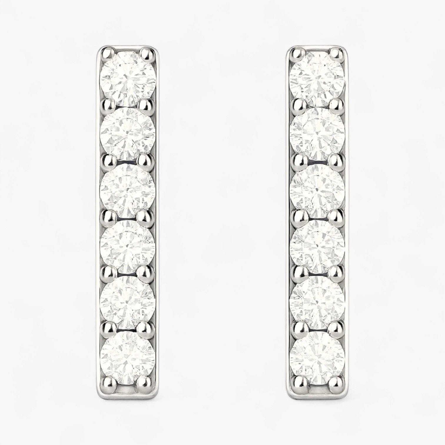 The Pave Bar Earrings