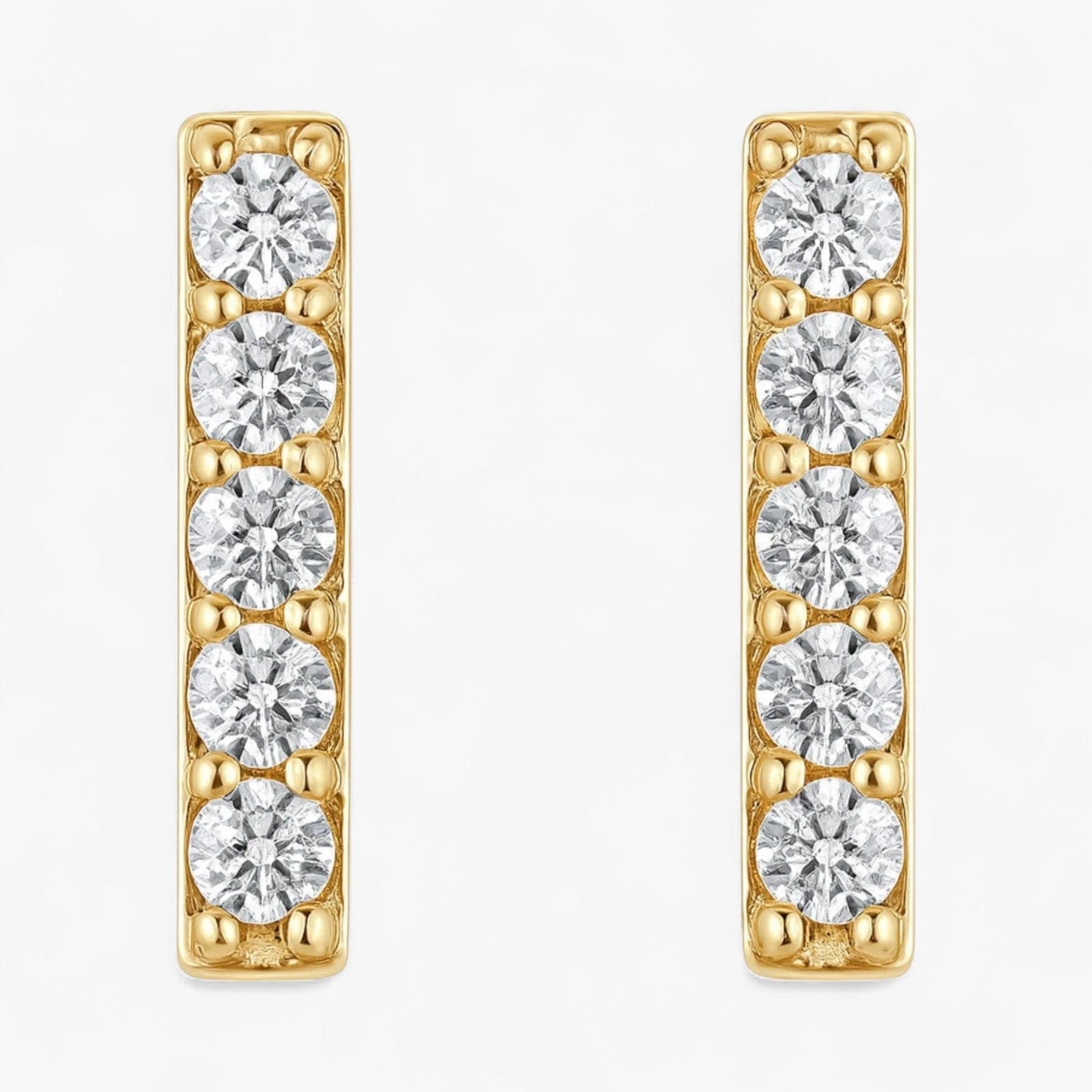 The Pave Bar Earrings