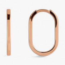 The Oval Hoop Earrings