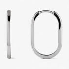 The Oval Hoop Earrings